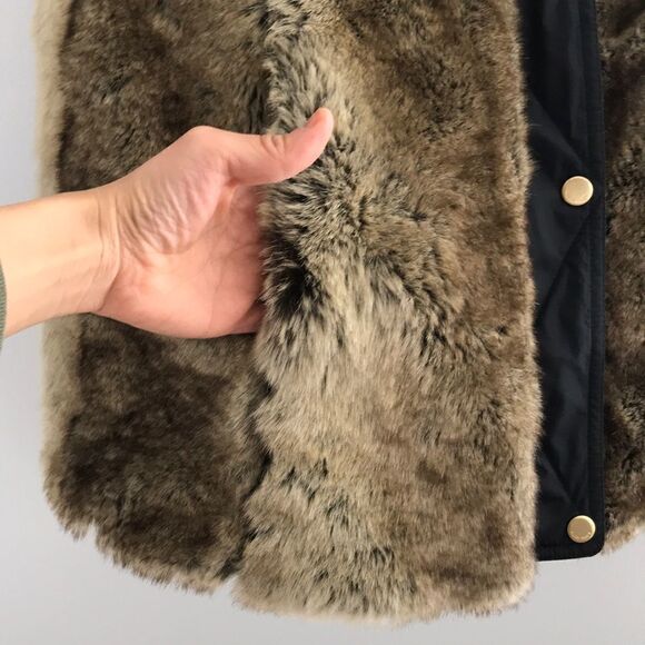ELLEN TRACY faux fur vest coat - Picture 10 of 14